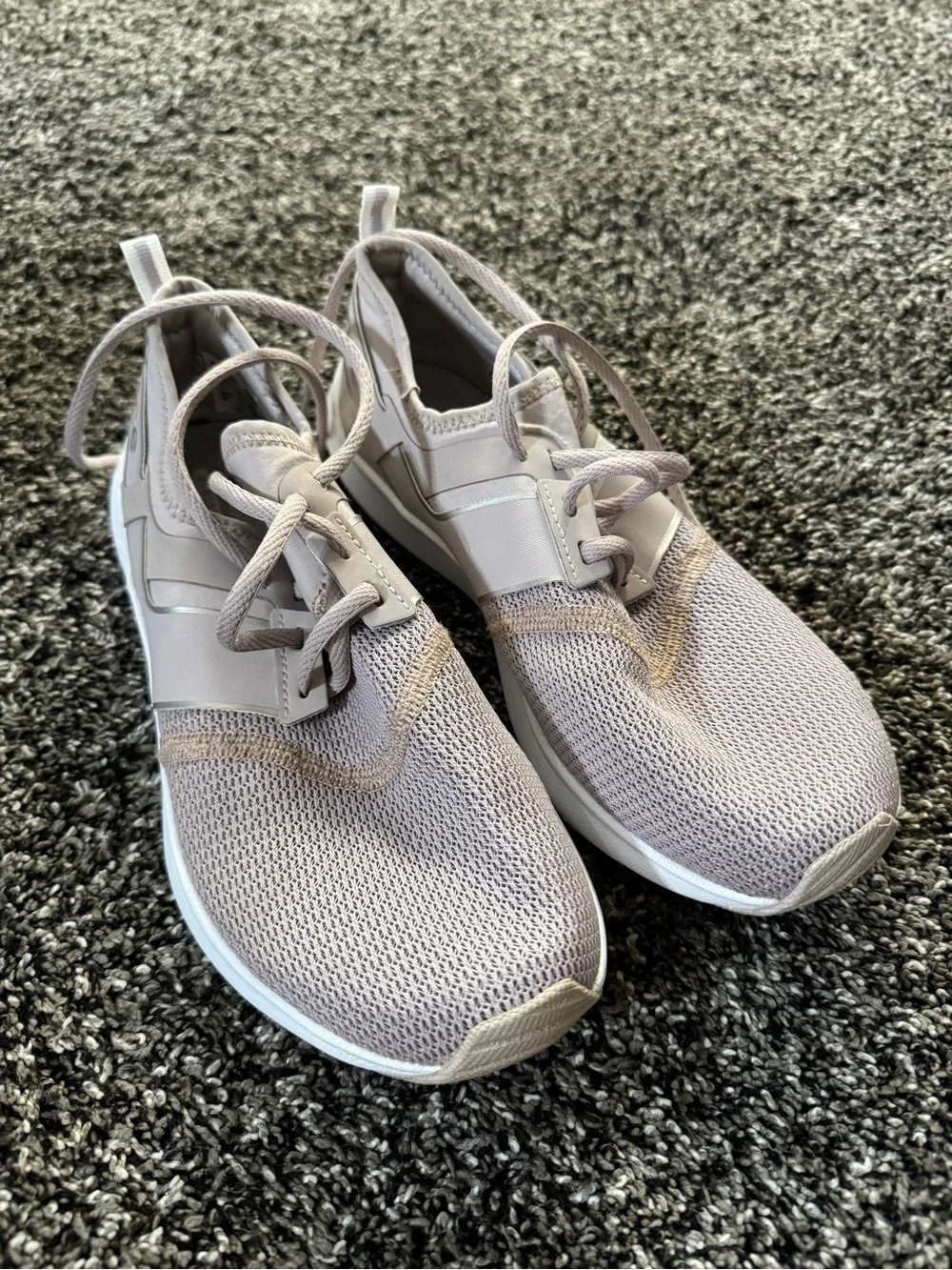 New Balance Women's Knit Athletic Sneakers in Light Taupe